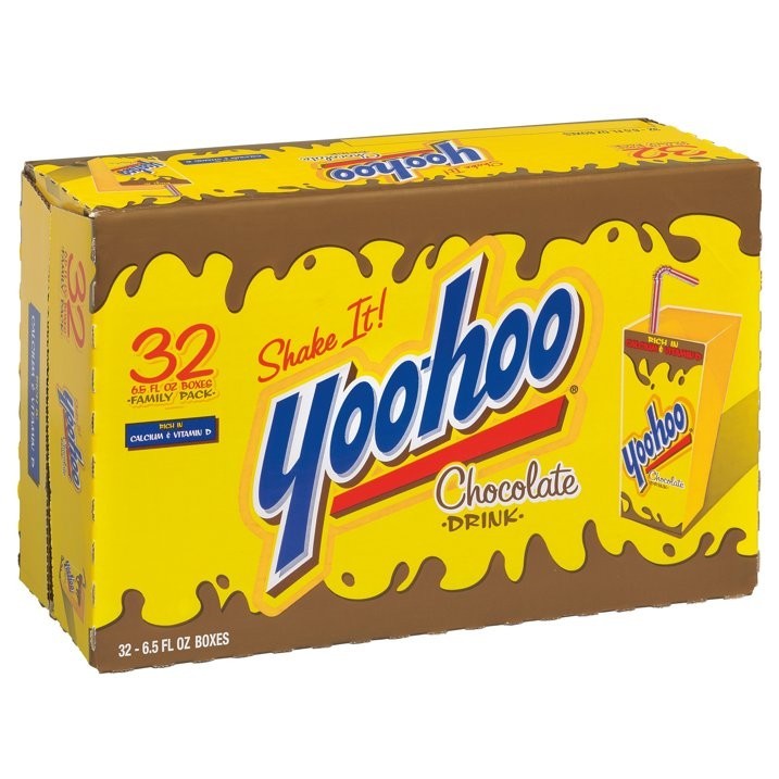 Yoo-hoo Chocolate Drink, 6.5 Fluid Ounce, 32 Count Boxes