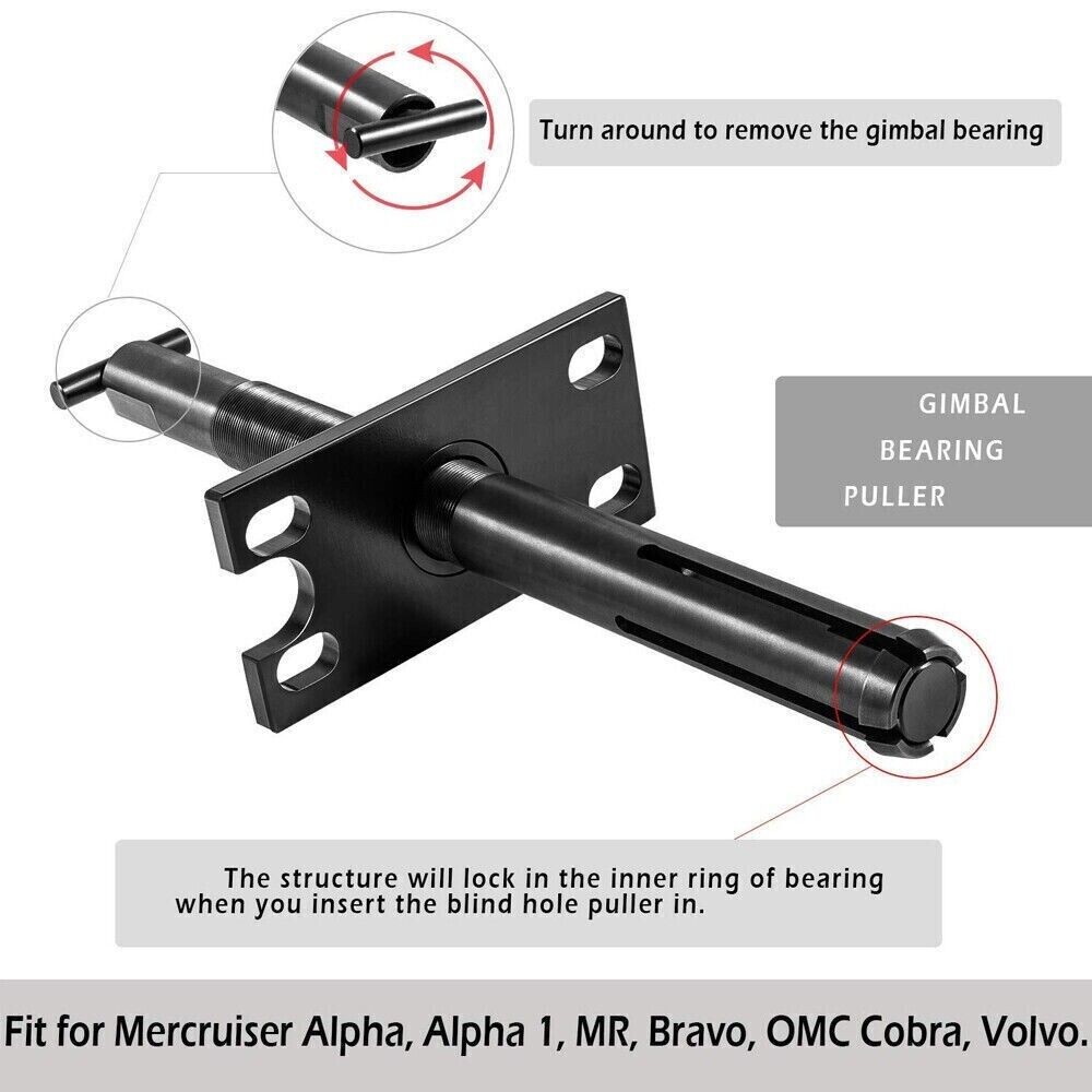 Fit Mercruiser Alpha Bravo OMC Gimbal Bearing Puller Installer Tool