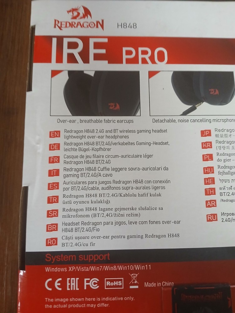 Redragon IPE PRO H848 Ultra Light Wireless Gaming Headset