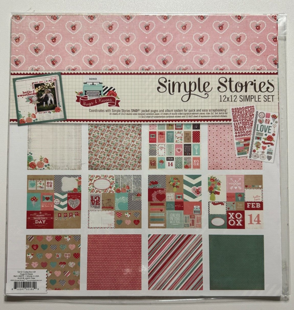 Simple Stories 12 x 12 Simple Sets-Multiple Variations Available-You Choose