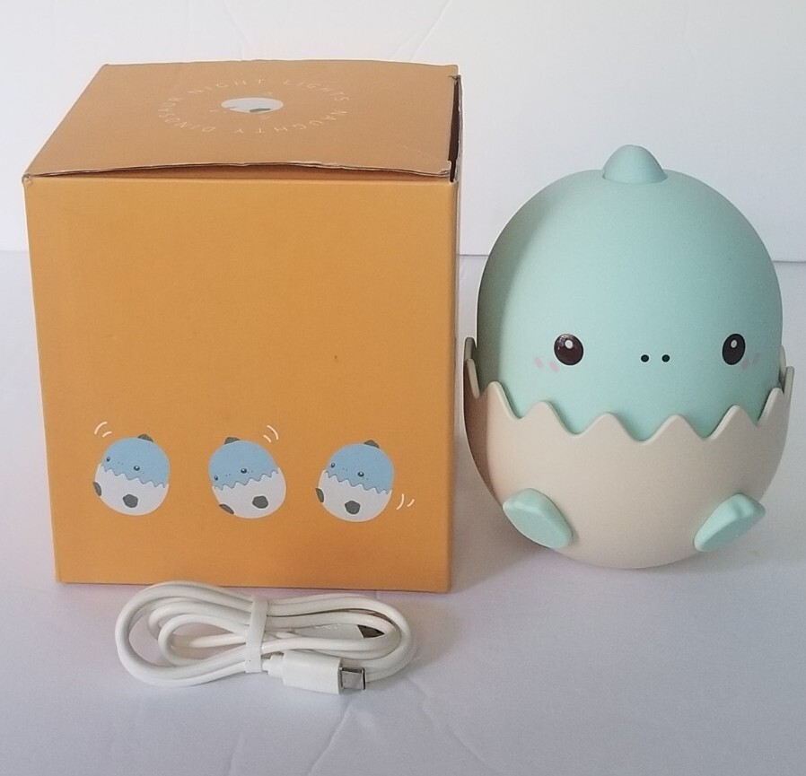 Naughty Dinosaur Night Light Changes Color When Pressed