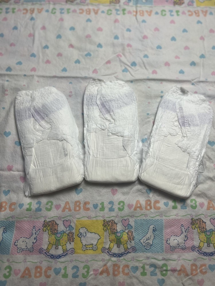 White Dry Time Pull-Ups Diapers - 3 Pack Discreet Fast Ship - *Free Surprise*