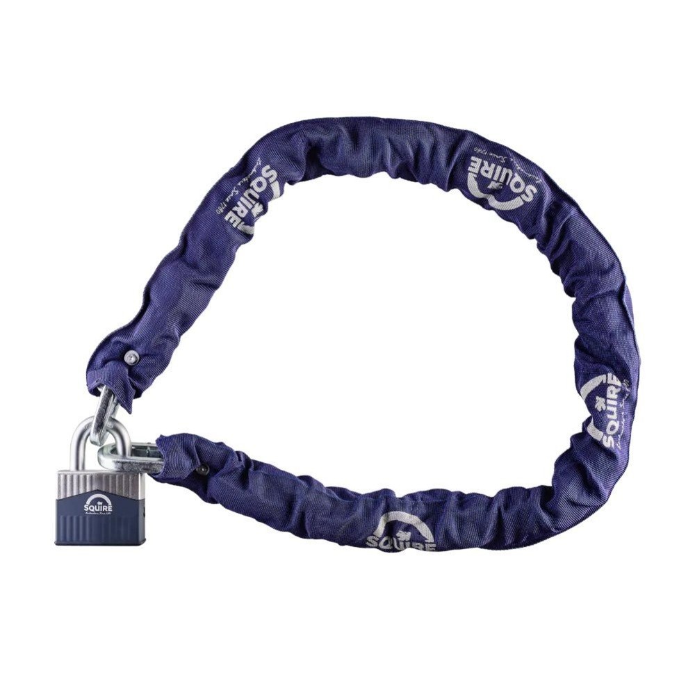 Squire Warrior Max 10mm Chain and Lock Motorcycle Security