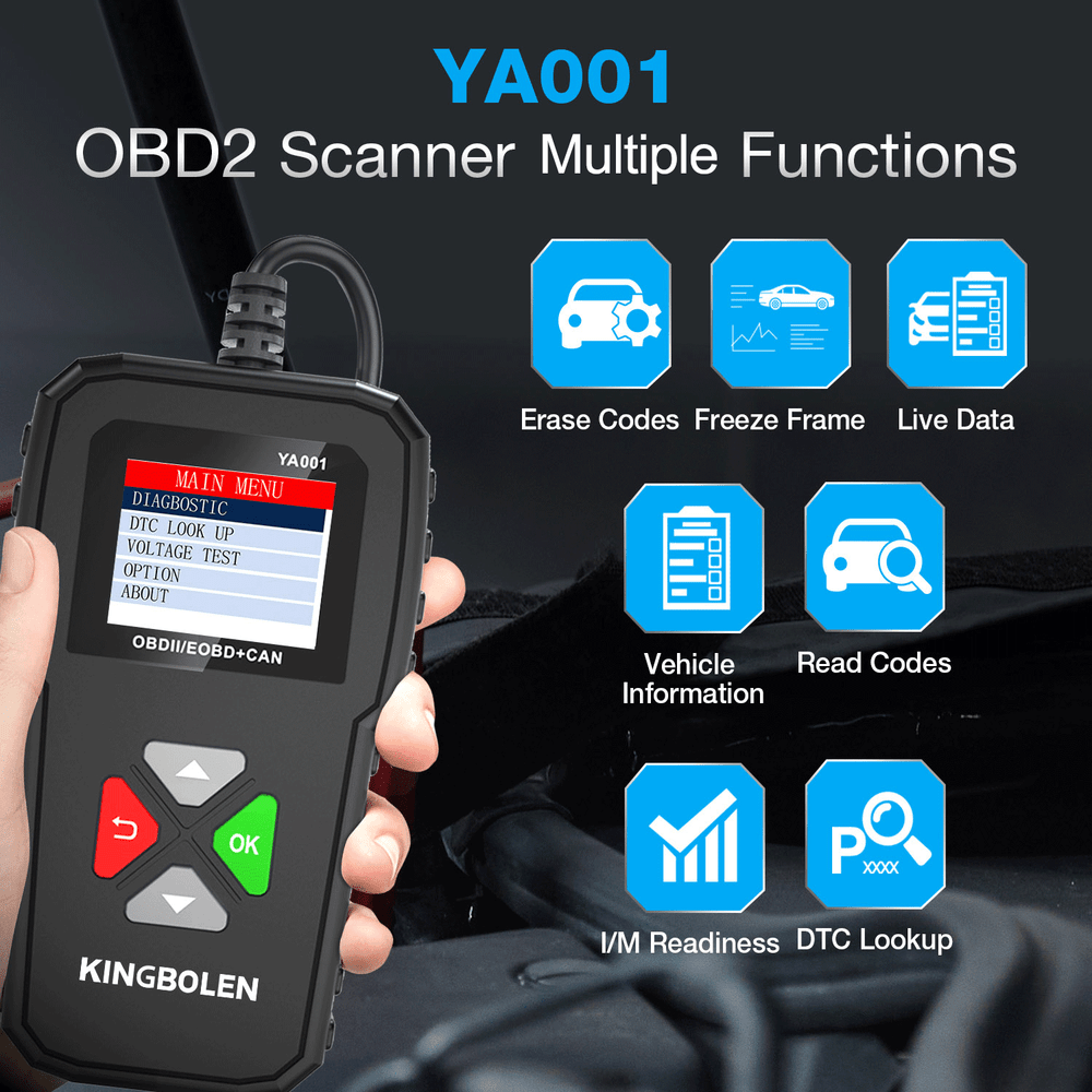 Automotive Car OBD2 Scanner OBD Code Reader Check Engine Fault Diagnostic Tool