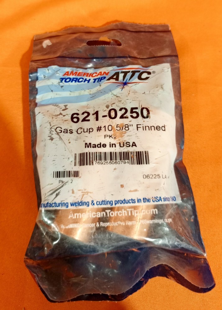 2 Pack #10 5/8" Finned 621-0250 American Torch Tip