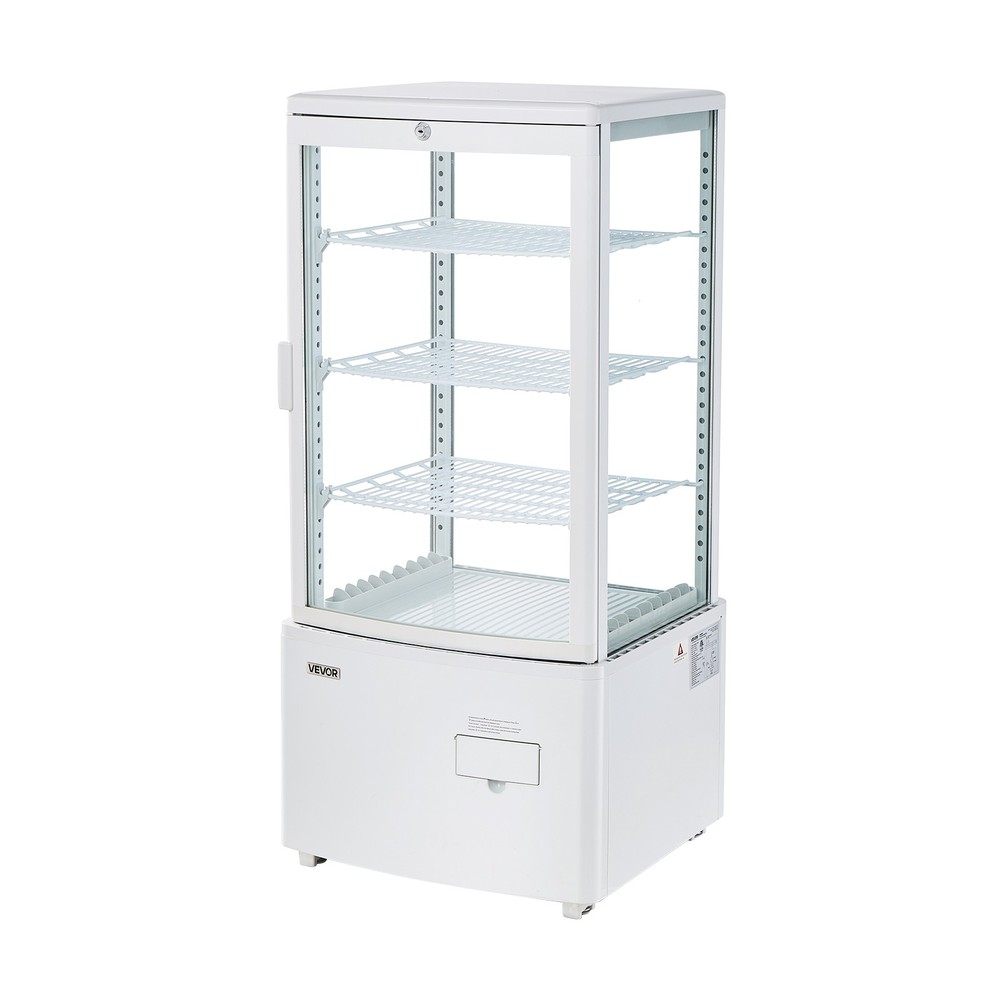 VEVOR Refrigerated Display Case Bakery Display Fridge Case 3 cu ft/85L 3-Tier