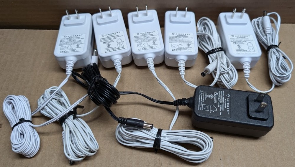 Amcrest 12V DC 2 Amp Power Supply for CCTV Security Camera