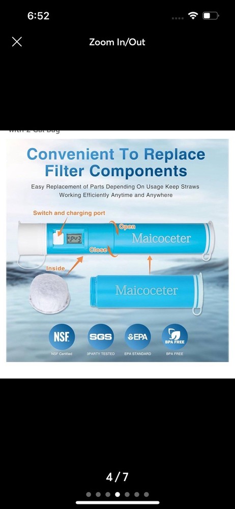 Water Filter For Hiking