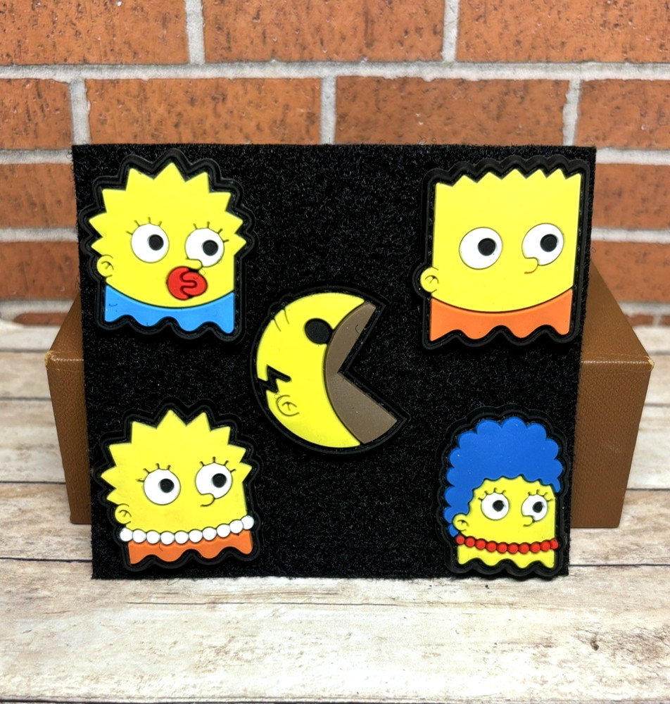 Tactical PVC Patch - Pacman Simpsons Patch - Hook Loop Funny Bart Homer Patch