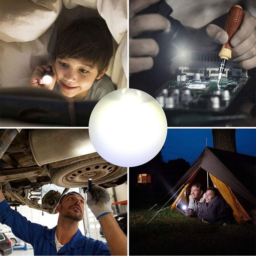 6X 19.2Volt P13.5S White LED Flashlight Bulbs For Sears Craftsman C3 19.2V Light