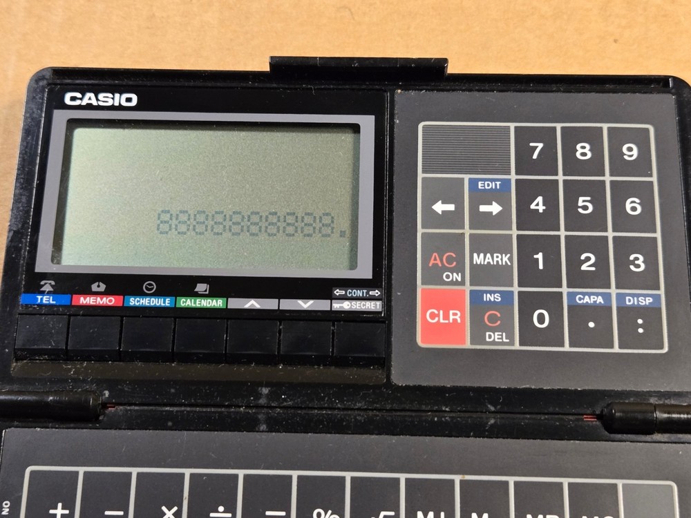 Casio SF-3000 Digital Diary 18KB Vintage (READ)