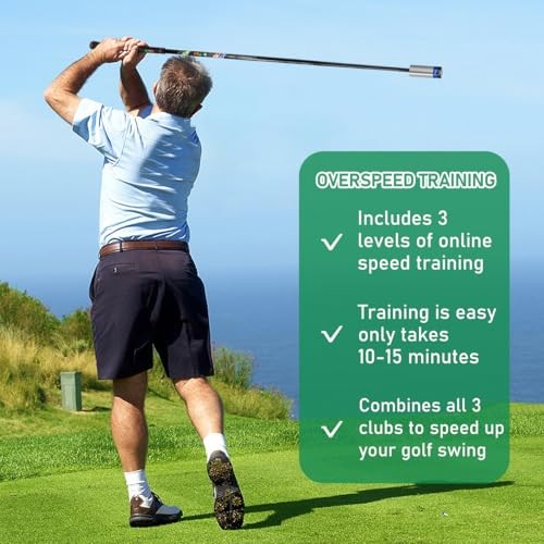 Golf Swing Trainer Aid for Indoor Practice Speed Training, Warm up Stick