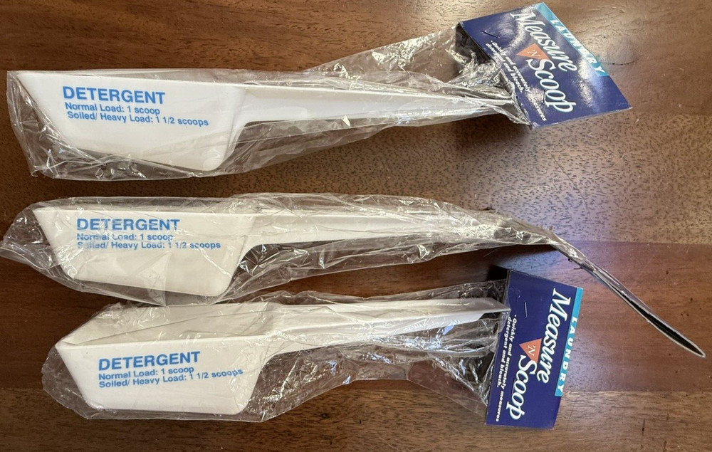 Laundry & Bleach Measuring Scoops- Pack of 3-NEW