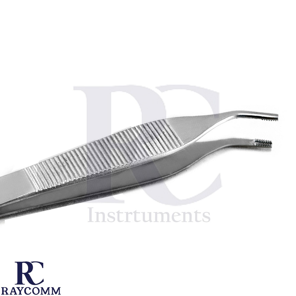 Surgical Adson Brown Tissue Forceps Dressing Dissecting Suturing Tweezers Tools