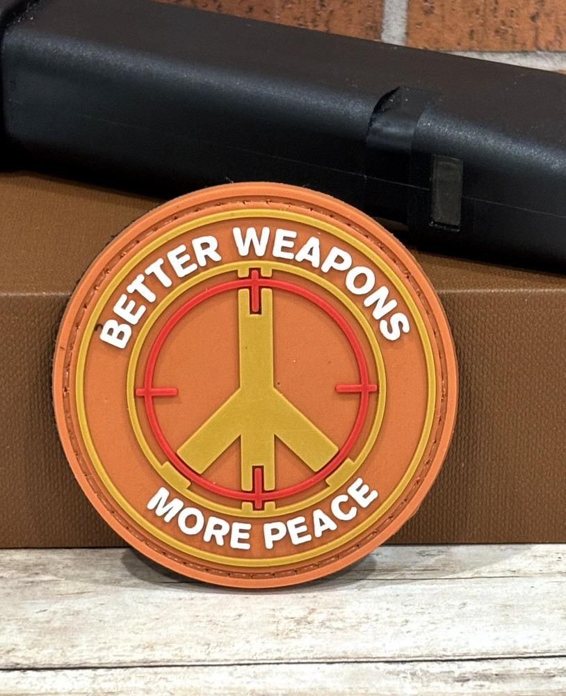 Tactical PVC Patch - Better Weapons More Peace Patch -  Gun Morale Patch
