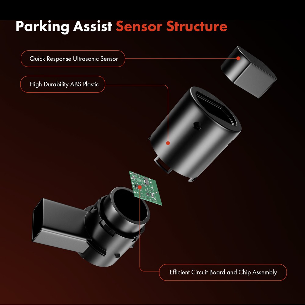 4Pcs Parking Assist Sensor for Land Rover Range Rover 2013 2014 2015 Front Outer