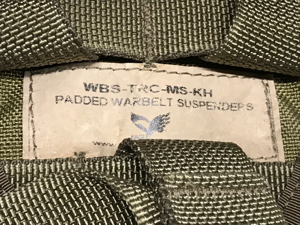 War Belt Suspenders SFLCS Khaki