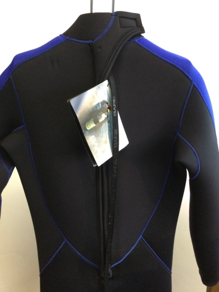 BARE SPORT S-FLEX WETSUIT Mens 7MM - Blue/Black size Med