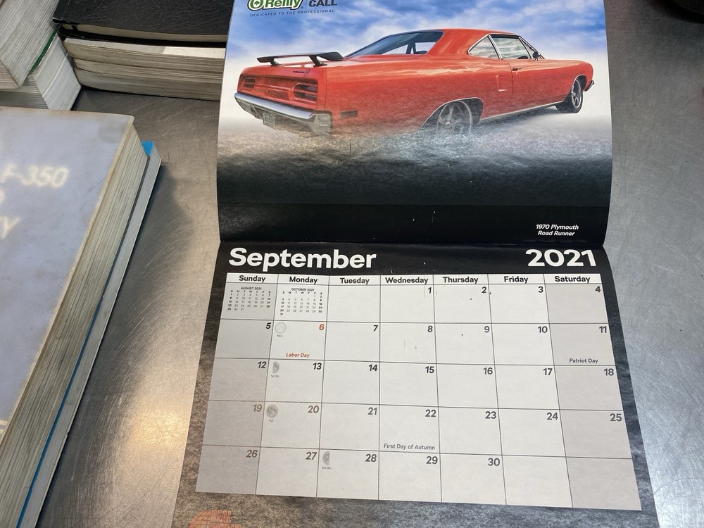 O’Reilly/First Call 2021 Calander