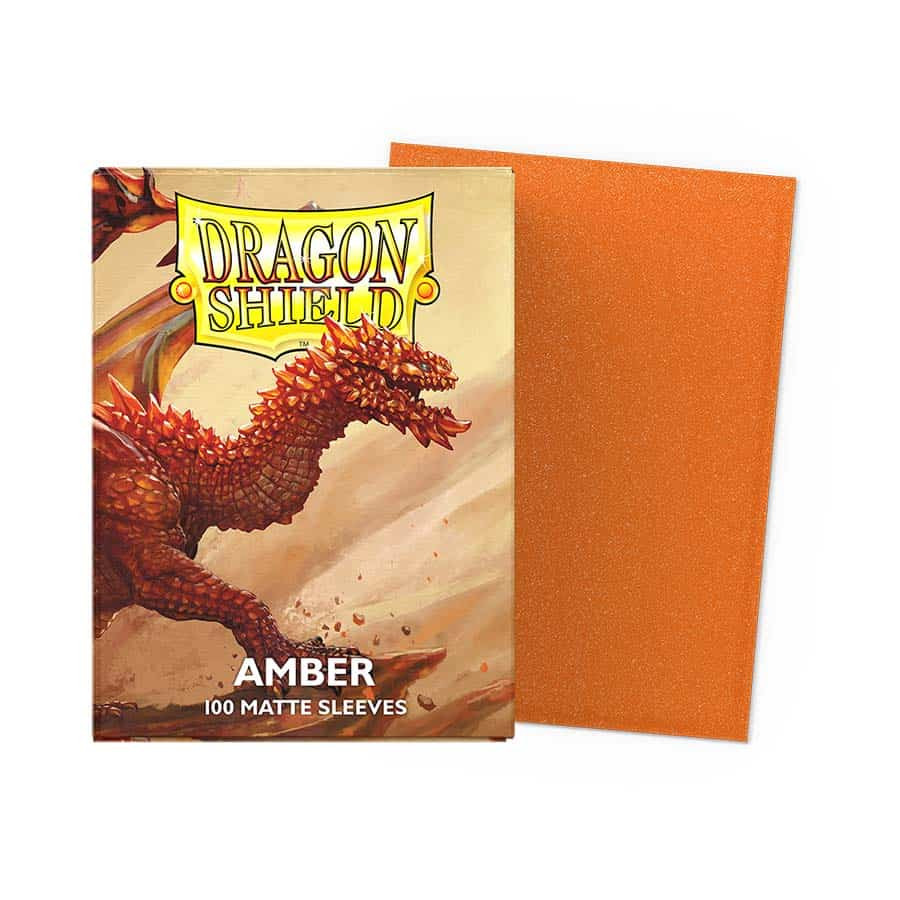 Dragon Shield Matte Amber (100ct)