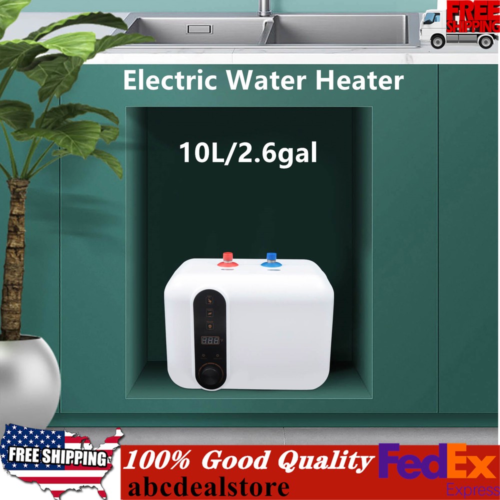 Electric Mini-Tank Water Heater Under Sink Water Heater with USA Cord Plug 1.5kW
