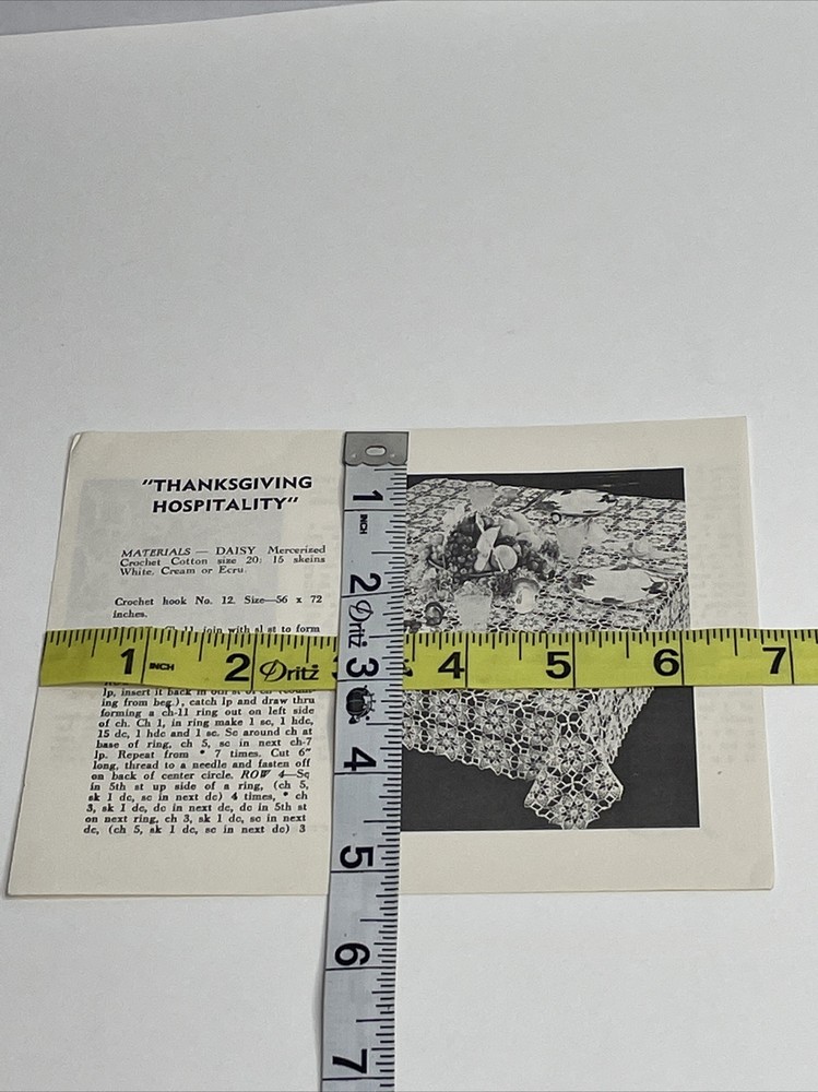 Lily Thanksgiving Hospitality Crochet Pattern D9