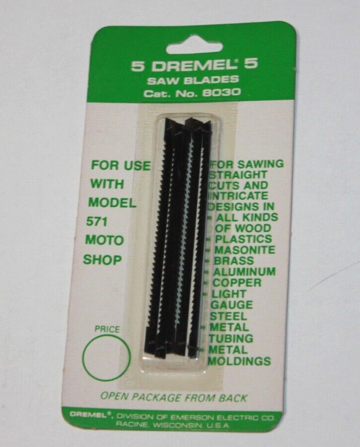 Dremel 8030 Replacement Saw Blades 5 Pack NIP