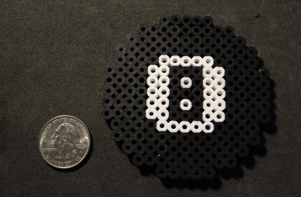8 Ball Perler Bead Art