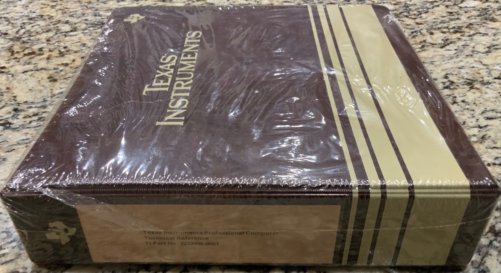 Texas Instruments Professional Computer Technical Reference No. 2232406-0001 New