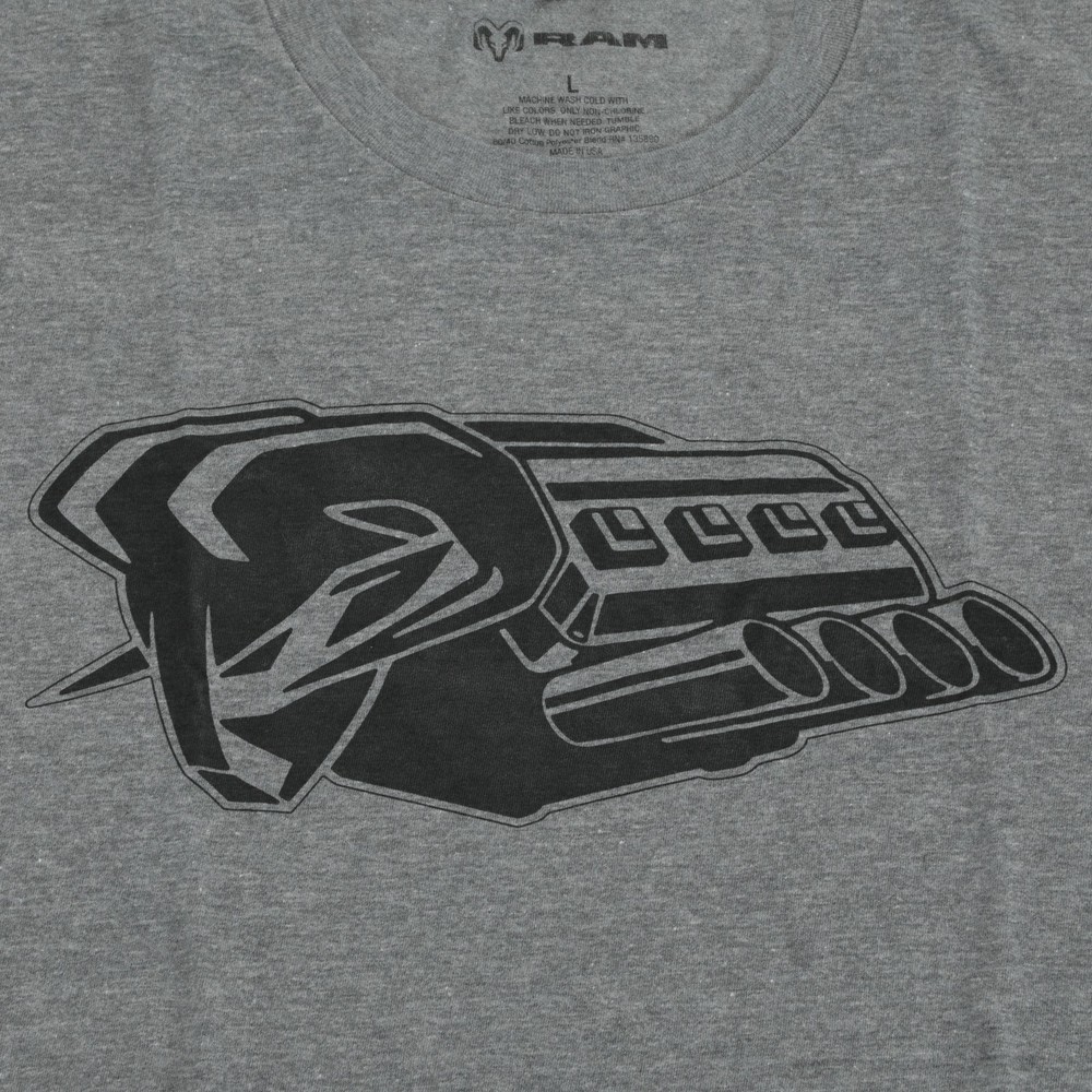 Ram Unisex HEMI Engine T-Shirt Large