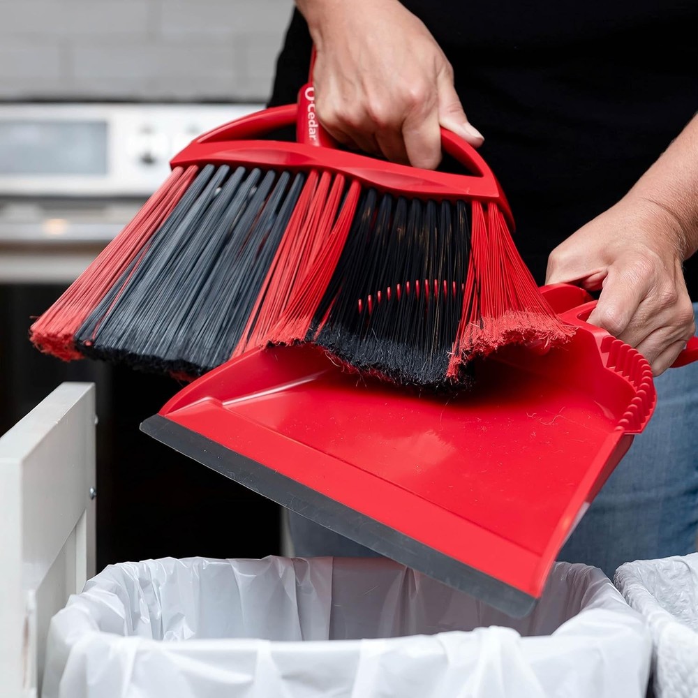 Innovative One Sweep Broom & Dustpan Set for Quick and Efficient Cleaning