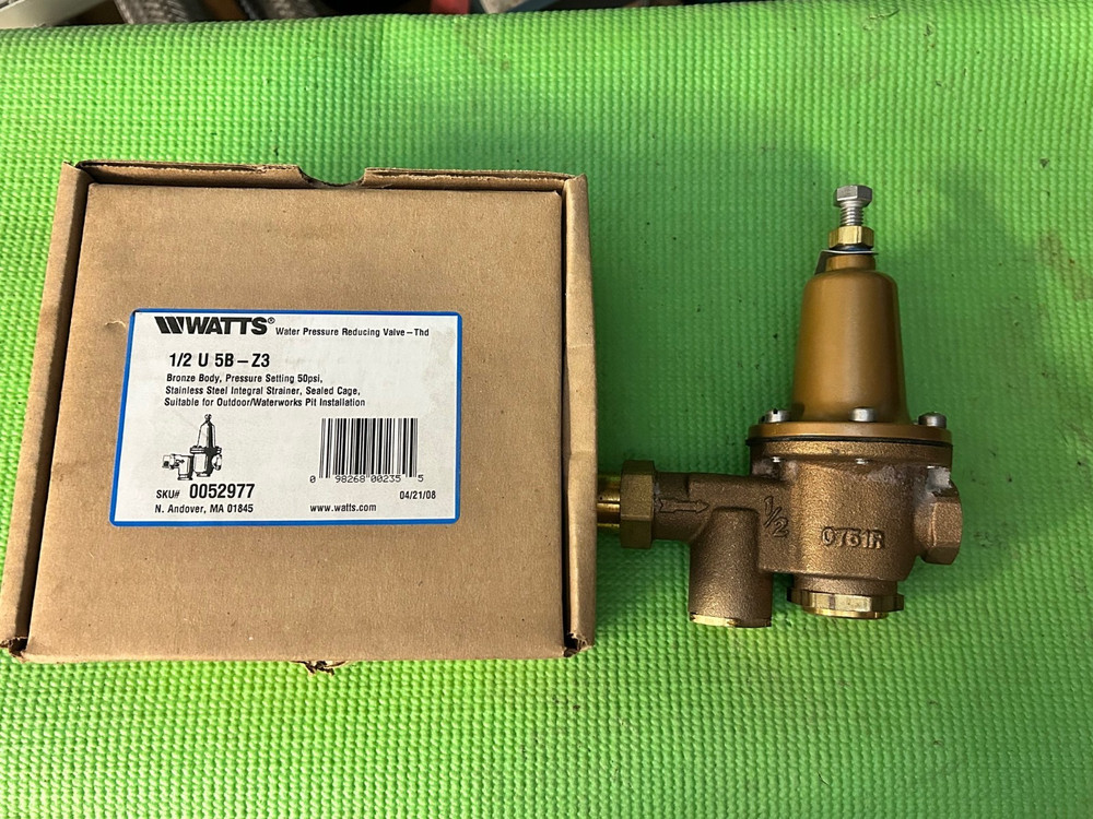 Watts Water Pressure Reducing Valve - Threaded 1/2U5B-Z3
