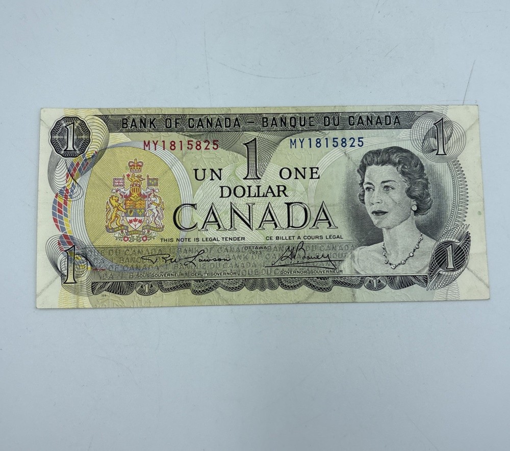 1973 Canada $1 One Dollar Ottawa Note As Shown