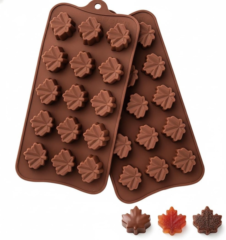 Maple Leaf Silicone s, for Chocolate, Gummies, Ice Cube Tray,