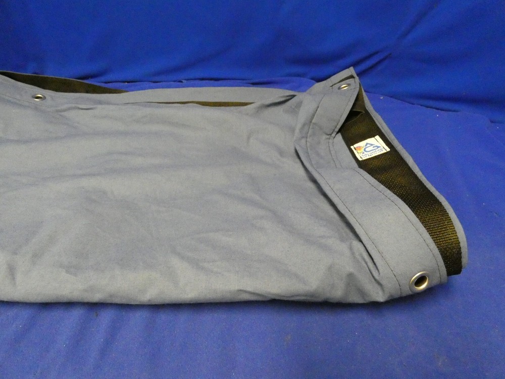 Advantage Gripware 12x12' Overhead Fabric, Blue w/Elastic & Grommets