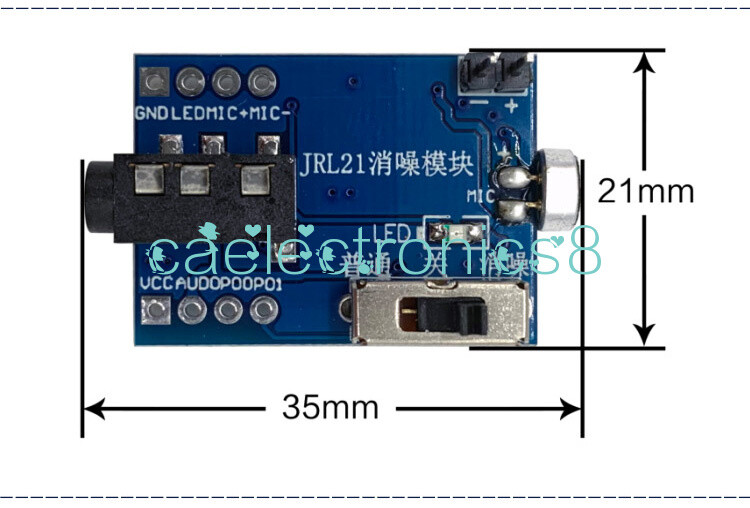 1PCS JRL21 HD Noise Reduction Microphone Module NEW