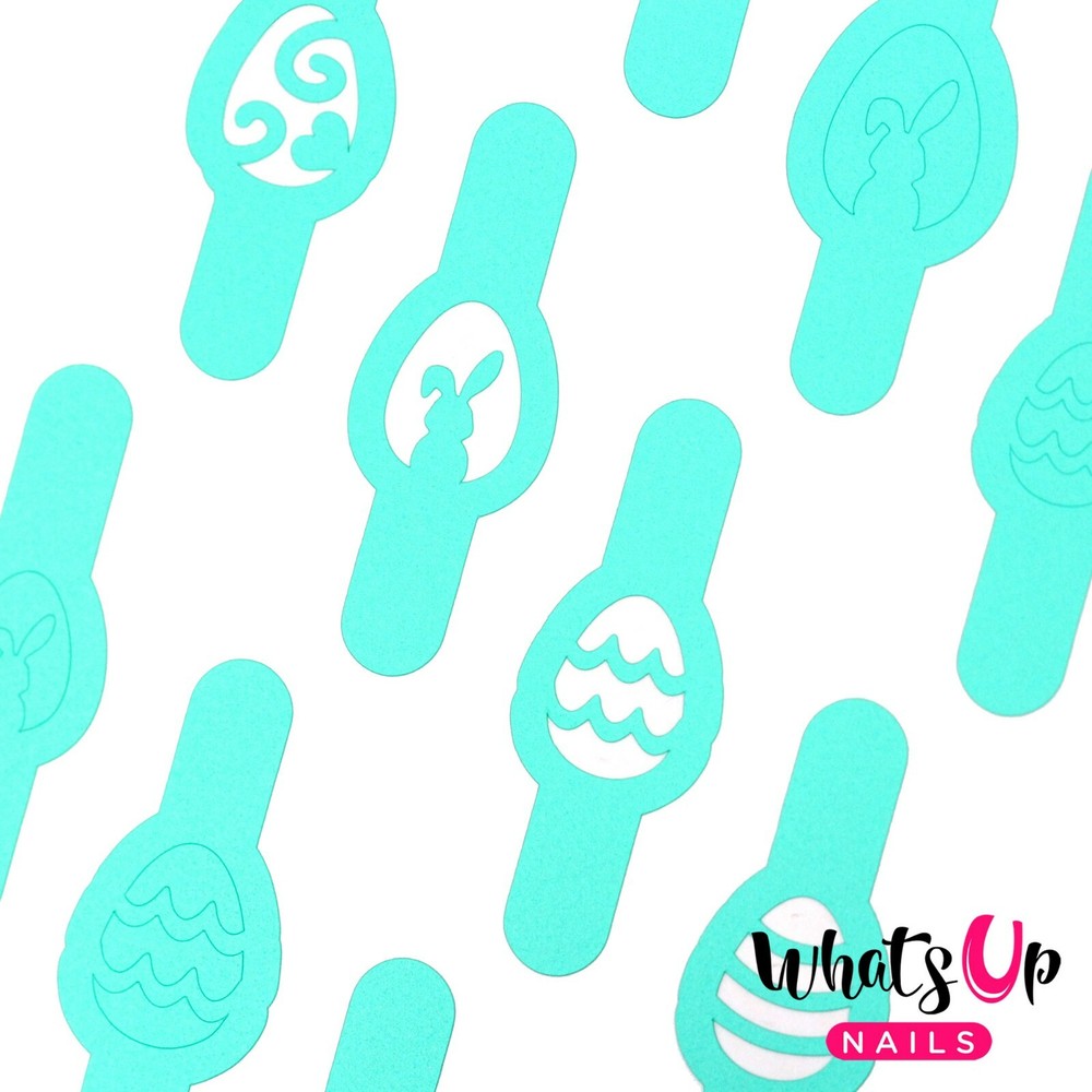 Whats Up Nails - Egg-stra Special Stencils for Nails, Easter Nail Stickers