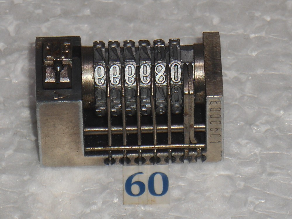 SUNUM | letterpress numbering machine | 60