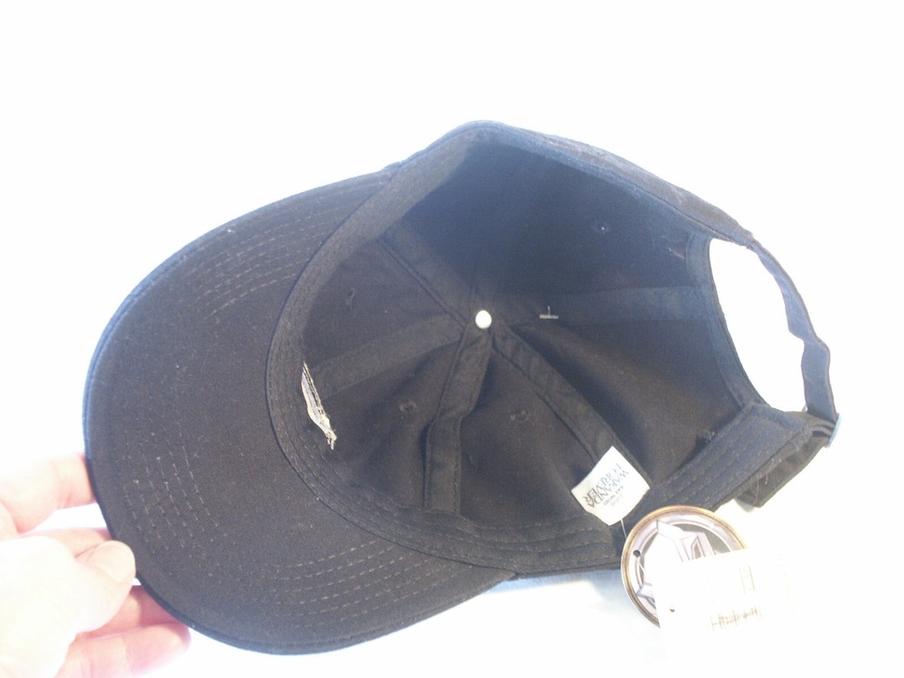Black Panther Wakanda Forever Hat Marvel Studios Strap Back Cap in Black
