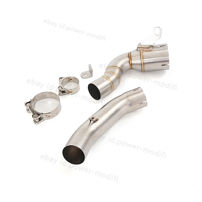 Exhaust Muffler Mid Link Pipe Connect 51MM Tips Modified For Duke 200 2020-2023