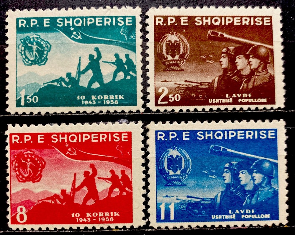 Albania 1958. SC# 530-533. Mint HOG