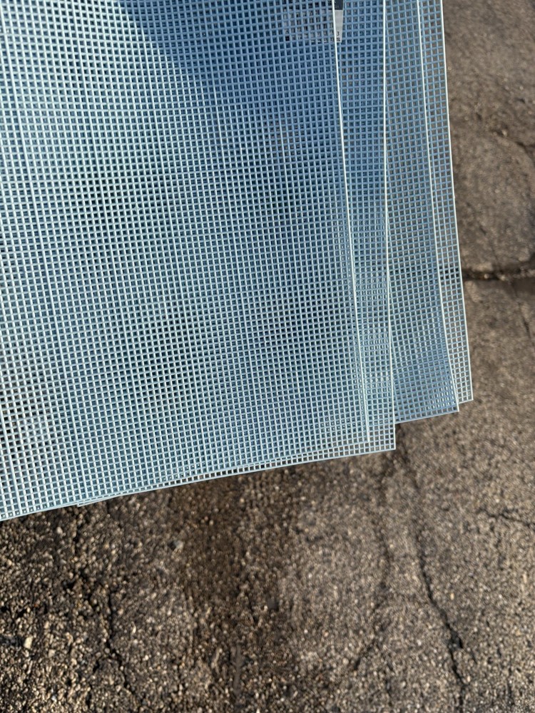 25 Pc Lot Darice, Quick-Count Plastic Canvas Mesh Sheets