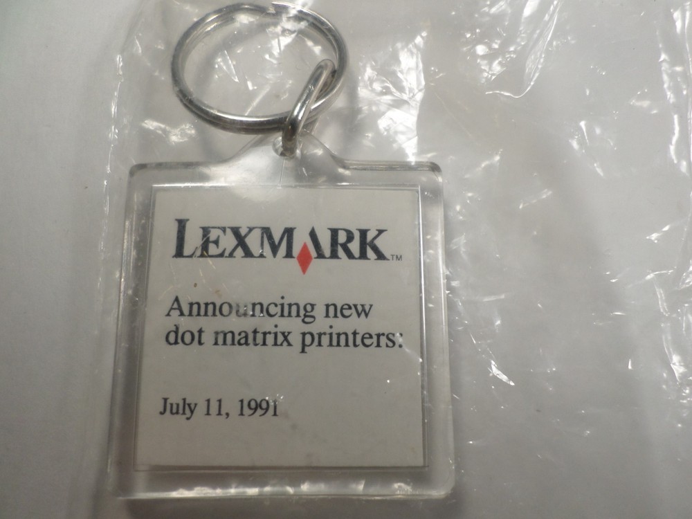 Lexmark IBM keychain 1991 New