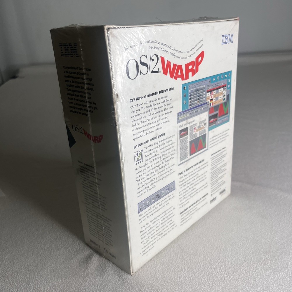 IBM Vintage OS/2 Warp Version 3 Computer Software Sealed