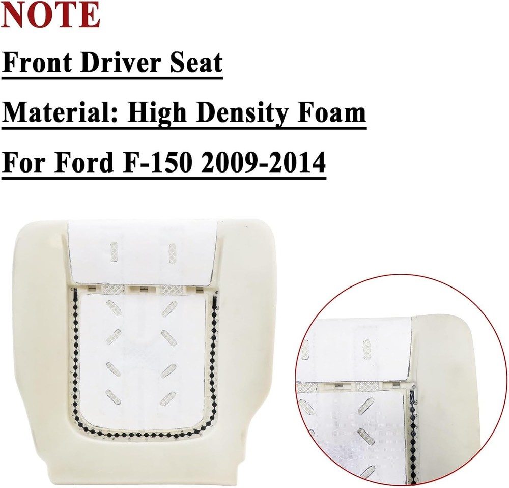 Front Driver and Passenger Side Bottom and Top Lean Back Replacement Perforated