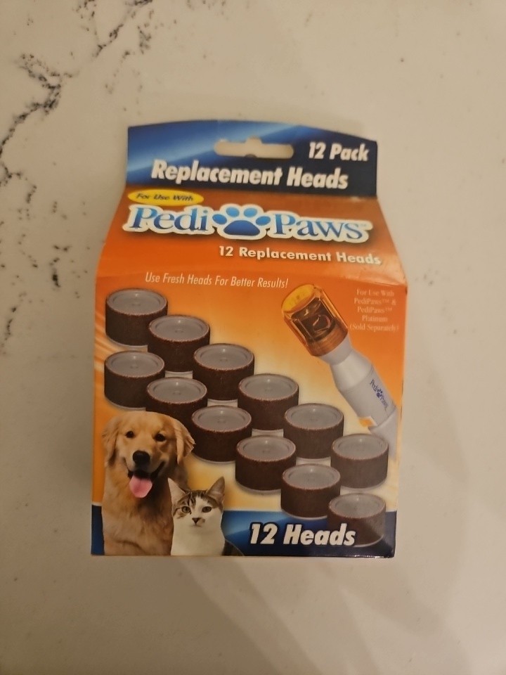 PediPaws Nail Grinder Replacement - 12 Heads- New Read