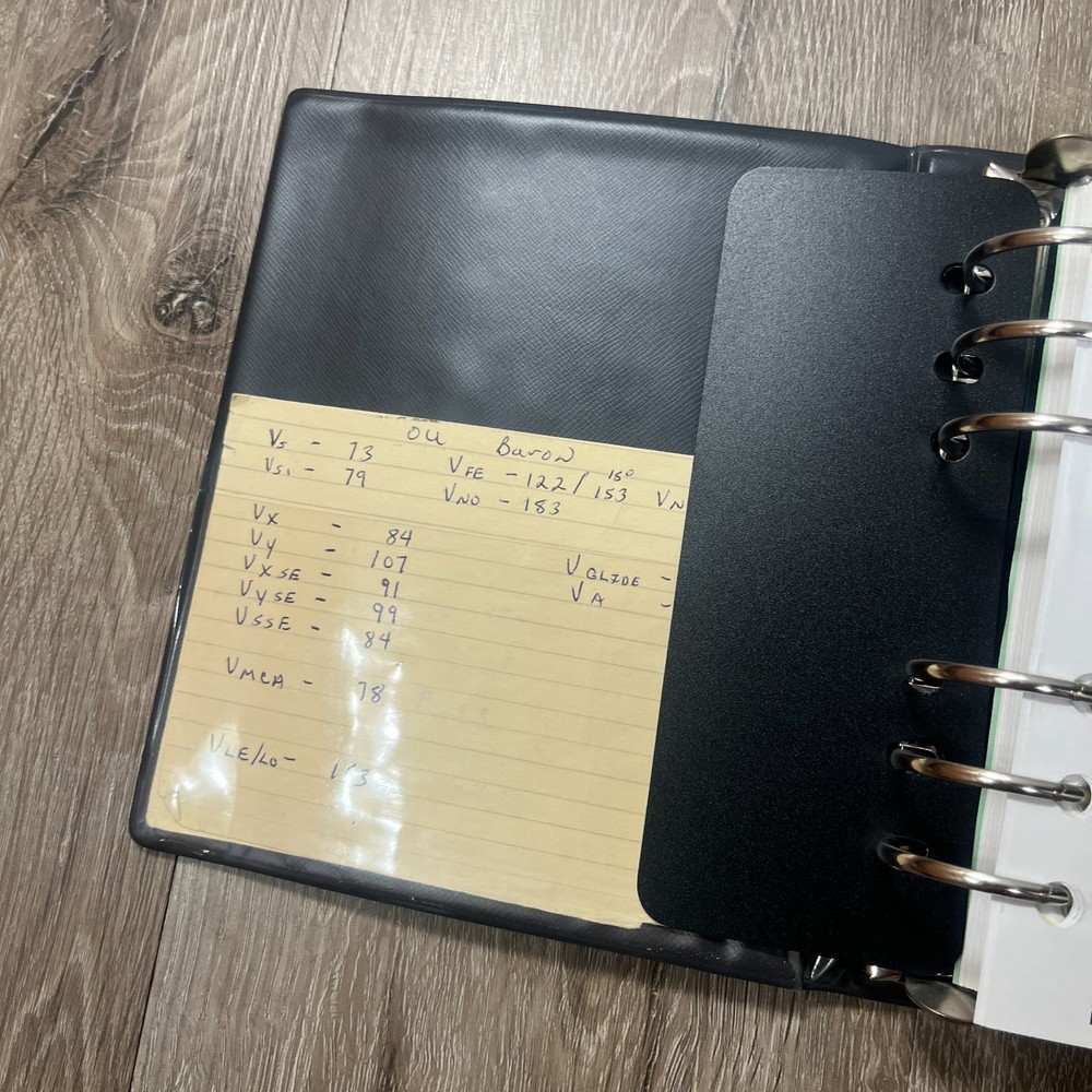 Beech 95-B55 Pilot's Operating Handbook Hawker