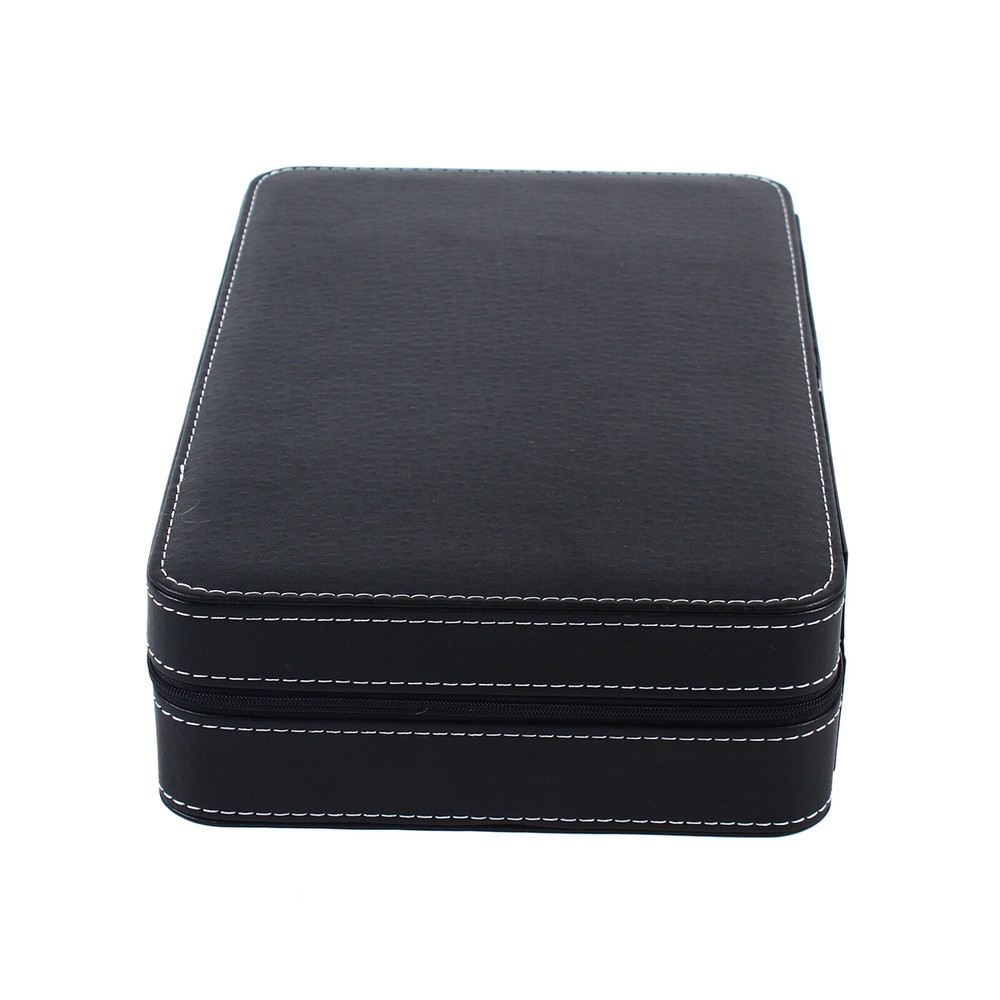 New Multiple Sizes Watch Display Case Storage Box Case | Leather Rounded Corner