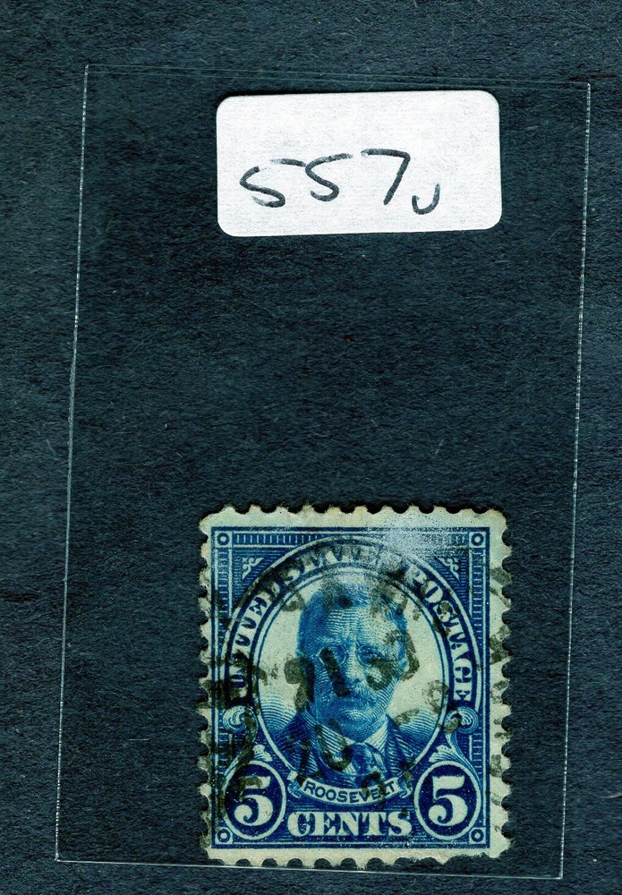 1922 Stamp #557 Theodore Roosevelt Used