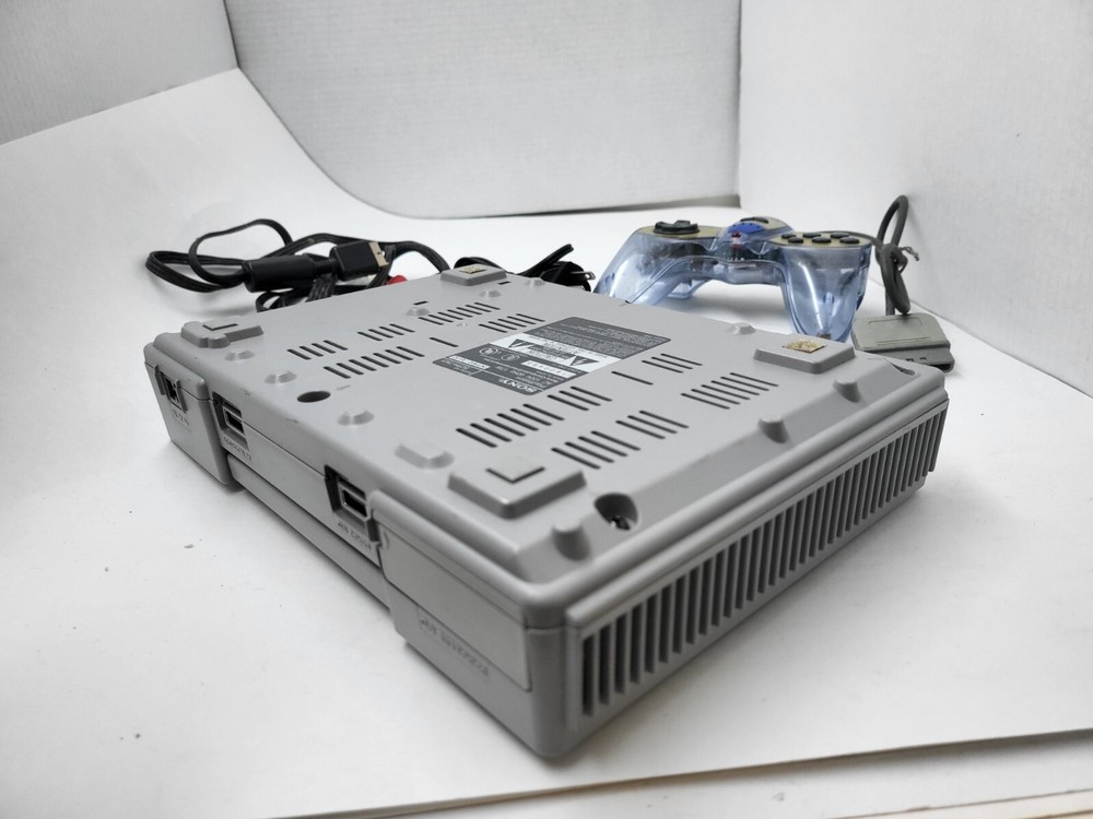 SONY PLAYSTATION 1 SCPH 7501 CONSOLE TESTED & WORKING COMPLETE BUTTON STICKS #O5